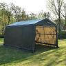 10/15ft Outdoor Carport Canopy Portable Shelter Garage Steel Tent Storage Shed