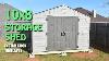 10 Ft X 8 Ft Us Leisure Keter Stronghold Resin Storage Shed Installation Timelapse