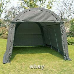 10'x15'x8' FT Storage Shed Tent Shelter Car Garage Steel Carport Canopy Cover