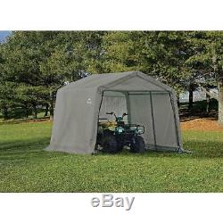 10 x 10 x 8Ft Peak Storage Shed Shelter Outdoor Garage Tent Waterproof Mower ATV