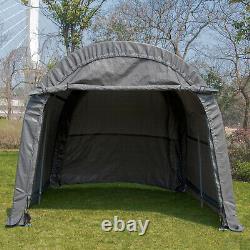 10x10 FT Carport Car Shelter Canopy Enclosure Kit Parking Tent Storage Shed Port