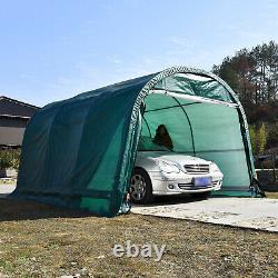 10x15 FT Canopy Carport Tent Car Shed Outdoor Storage Cover Heavy Duty SUN Proof