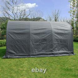 10x15 FT Canopy Carport Tent Car Shed Shelter Outdoor Storage Cover Sun UV Proof