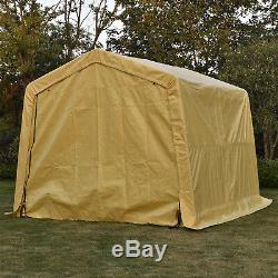 10x15x8ft Auto Shelter Portable Garage Storage Shed Canopy Carport Awning Tent