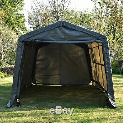 10x15x8ft Outdoor Tent Auto Storage Shed Shelter Portable Garage Steel Canopy