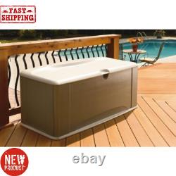 121 Gallon Deck Box With Seat Storage Double-Walled Construction