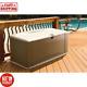 121 Gallon Deck Box With Seat Storage Double-walled Construction
