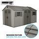 15' X 8' Rough Cut Dual-entry Outdoor Storage Shed By Lifetime