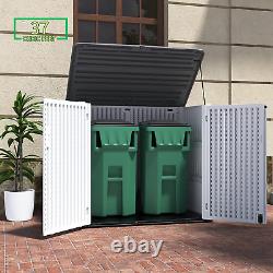 2SG Larger Horizontal Storage Shed Weather Resistance, 4.4 X 2.8 Ft Outdoor Stor