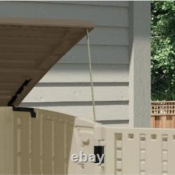 2 Ft. 8 In. X 4 Ft. 5 In. X 3 Ft. 9.5 In. Resin Horizontal Storage Shed