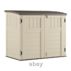 2 ft. 8 in. X 4 ft. 5 in. X 3 ft. 9.5 in. Resin Horizontal Storage Shed