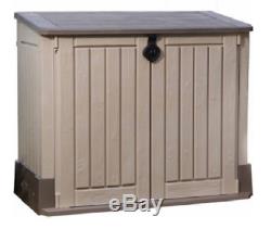 3030 Cu Ft Resin Storage Shed All Weather Plastic Outdoor Patio Container Garden