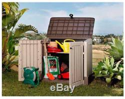 3030 Cu Ft Resin Storage Shed All Weather Plastic Outdoor Patio Container Garden
