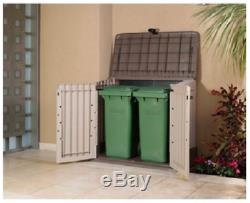3030 Cu Ft Resin Storage Shed All Weather Plastic Outdoor Patio Container Garden