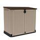 30-cu Ft Resin All-weather Plastic Outdoor Storage Garden Pool Garbage Shed Box