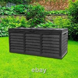 320L Storage Box Lockable Plastic Box With Lid Small Shed Outdoor