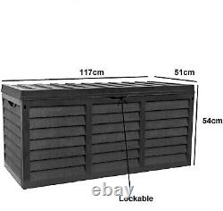 320L Storage Box Lockable Plastic Box With Lid Small Shed Outdoor