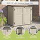 34 Cu Ft Capacity Horizontal Outdoor Storage Shed For Garbage Cans