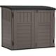 34 Cu. Ft. Horizontal Shed For Outdoor Storage Withlocking System, Stoney/black