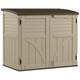 34 Cu. Ft. Horizontal Shed For Outdoor Storage With Locking System, Sand/slate