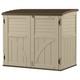 34 Cu. Ft. Horizontal Shed For Outdoor Storage With Locking System, Sand/slate