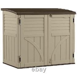 34 Cubic Feet Horizontal Compact Outdoor Storage Shed Sand water resistance