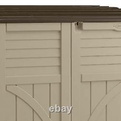 34 Cubic Feet Horizontal Compact Outdoor Storage Shed Sand water resistance