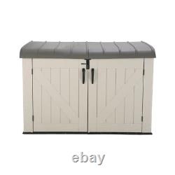 3X6Ft Outdoor Horizontal Shed Garage Backyard Backyard Utility Tool Storage New