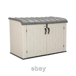 3X6Ft Outdoor Horizontal Shed Garage Backyard Backyard Utility Tool Storage New