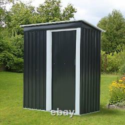 3.5X 6 FT Horizontal Outdoor Storage Shed Without Floor Base With Lockable Door