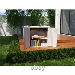 3 Ft W X 1 Ft D Resin Horizontal Storage Shed