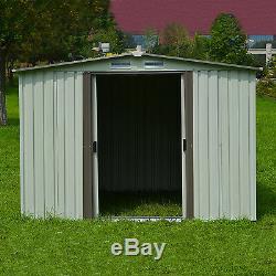 3 Sizes Garden Storage Shed All Weather Tool Utility Outdoor Patio Backyard Lawn