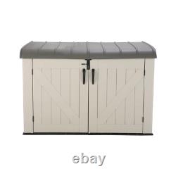 3 ft. X 6 ft. Horizontal HDPE Shed