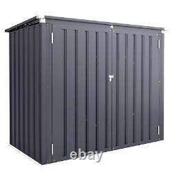 46 Cu. Ft Outdoor Storage Box Sheds Garden Waterproof Horizontal Cabinet Box