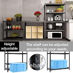 48''L 5Tier Heavy Duty Boltless Metal Shelving Shelves Storage Shelf Garage Shed