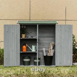 4.5 Ft. W X 1.5 Ft. D Solid Wood Horizontal Storage Shed