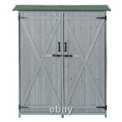 4.5 Ft. W X 1.5 Ft. D Solid Wood Horizontal Storage Shed