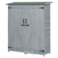 4.5 Ft. W X 1.5 Ft. D Solid Wood Horizontal Storage Shed