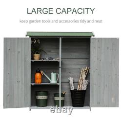 4.5 Ft. W X 1.5 Ft. D Solid Wood Horizontal Storage Shed
