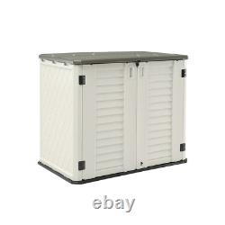 4 ft. W x 2 ft. 5 in. D Plastic Horizontal Storage Shed