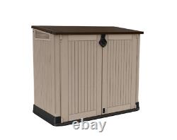 4 ft. W x 2 ft. D 30-Cu Ft Durable Resin Horizontal Shed All-Weather Outdo