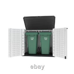 4 ft. W x 2 ft. D Plastic Horizontal Garage Shed