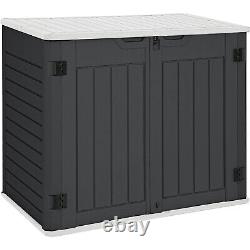 50 Outdoor Horizontal Storage Shed Multi-Opening Door for Backyard Garden Shed