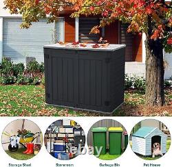 50 Outdoor Horizontal Storage Shed Multi-Opening Door for Backyard Garden Shed