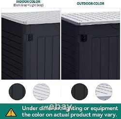 50 Outdoor Horizontal Storage Shed Multi-Opening Door for Backyard Garden Shed