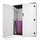 52 Cu. Ft Outdoor Storage Box Horizontal Resin Patio Garden Shed With Lockable Door