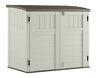 53 X 31.5 X 45.5 Horizontal Resin Outdoor Storage Shed With Floor