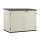 5.9 Ft. X 3.7 Ft Horizontal Stow-away Storage Shed Natural Wood-like Outdoo