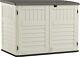 5.9 Ft. X 3.7 Ft Horizontal Stow-away Storage Shed Outdoor Storage For Trash Can