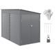 5 Ft. W X 9 Ft. D Metal Lear-to Storage Shed